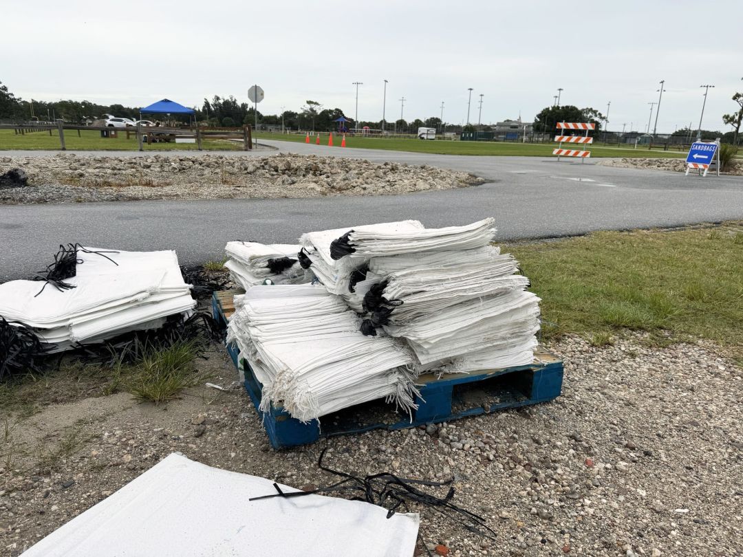 Sandbags operations are open on Clark Road and Annex Road in Sarasota County.