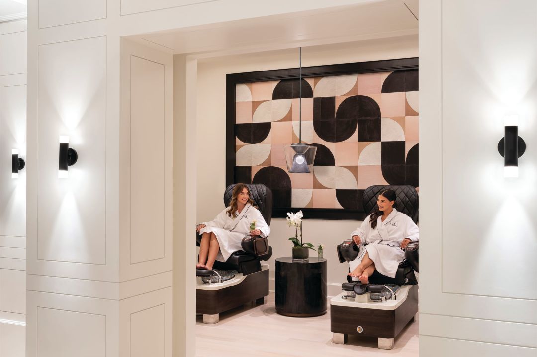The new pedicure room at The Ritz-Carlton.