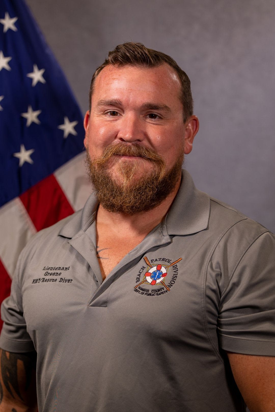 Marshall Greene, captain of the Manatee County Beach Patrol