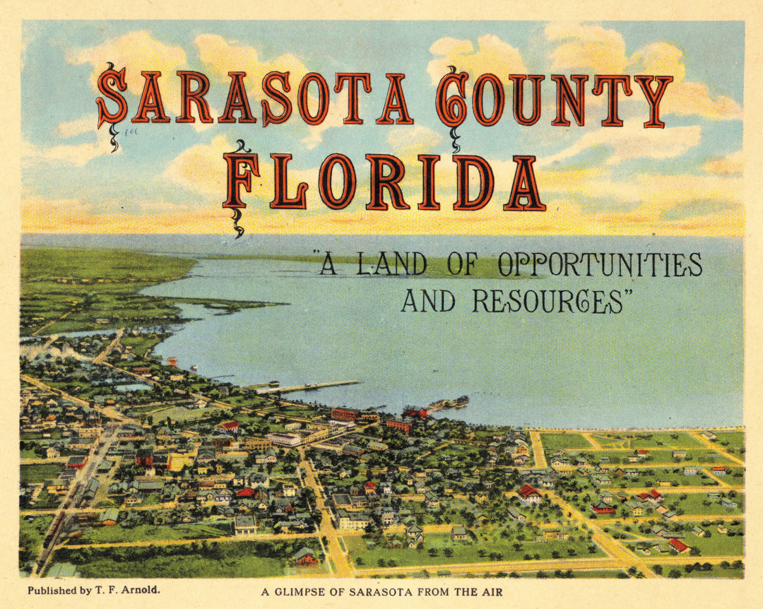 An illustration selling Sarasota in a 1922 brochure.