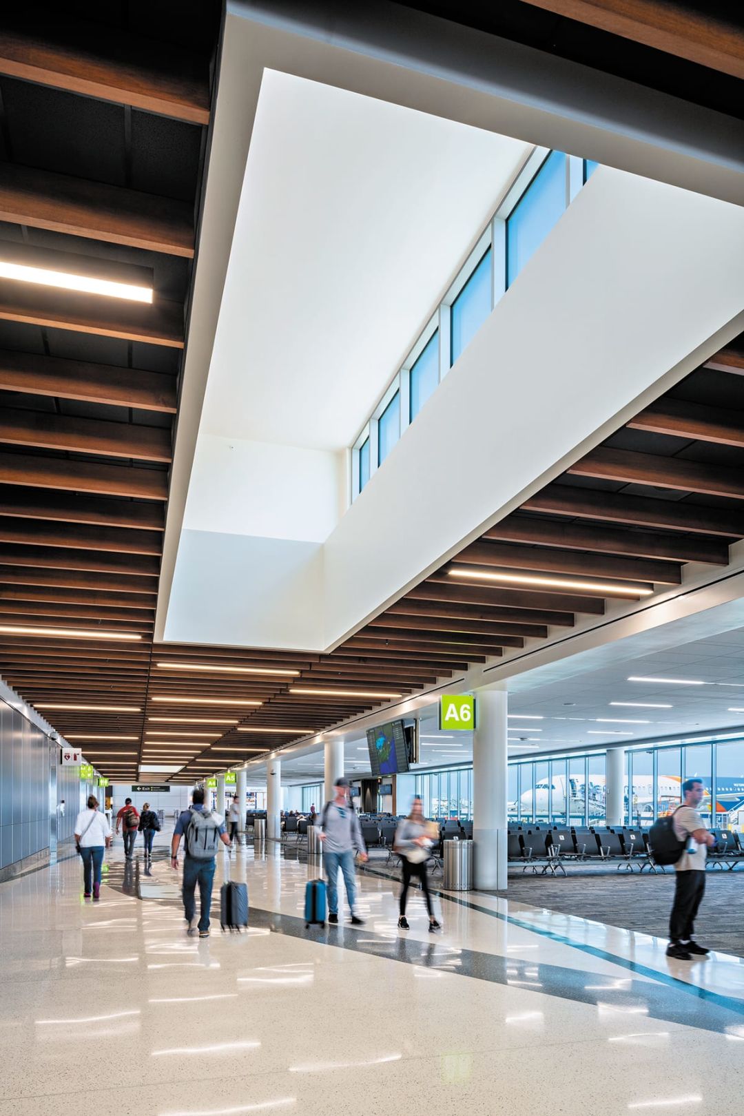 SRQ's $115 million terminal, Concourse A, opened in January and is leased by Allegiant.