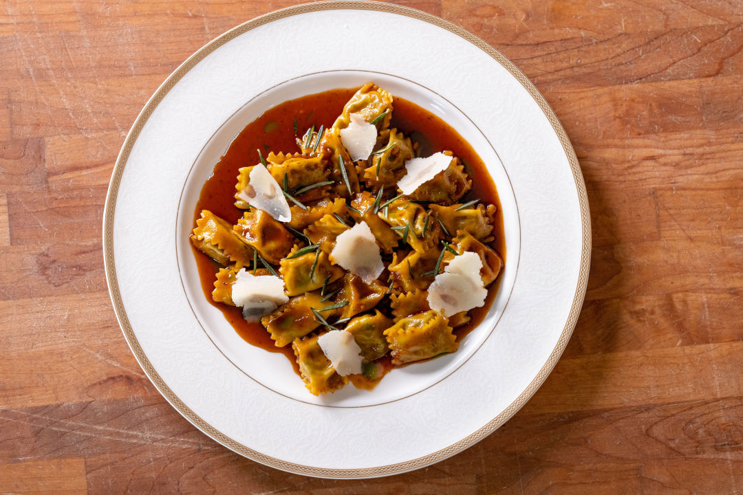 Rocca's agnolotti stuffed with salami and ricotta was one of our most memorable bites of the year.