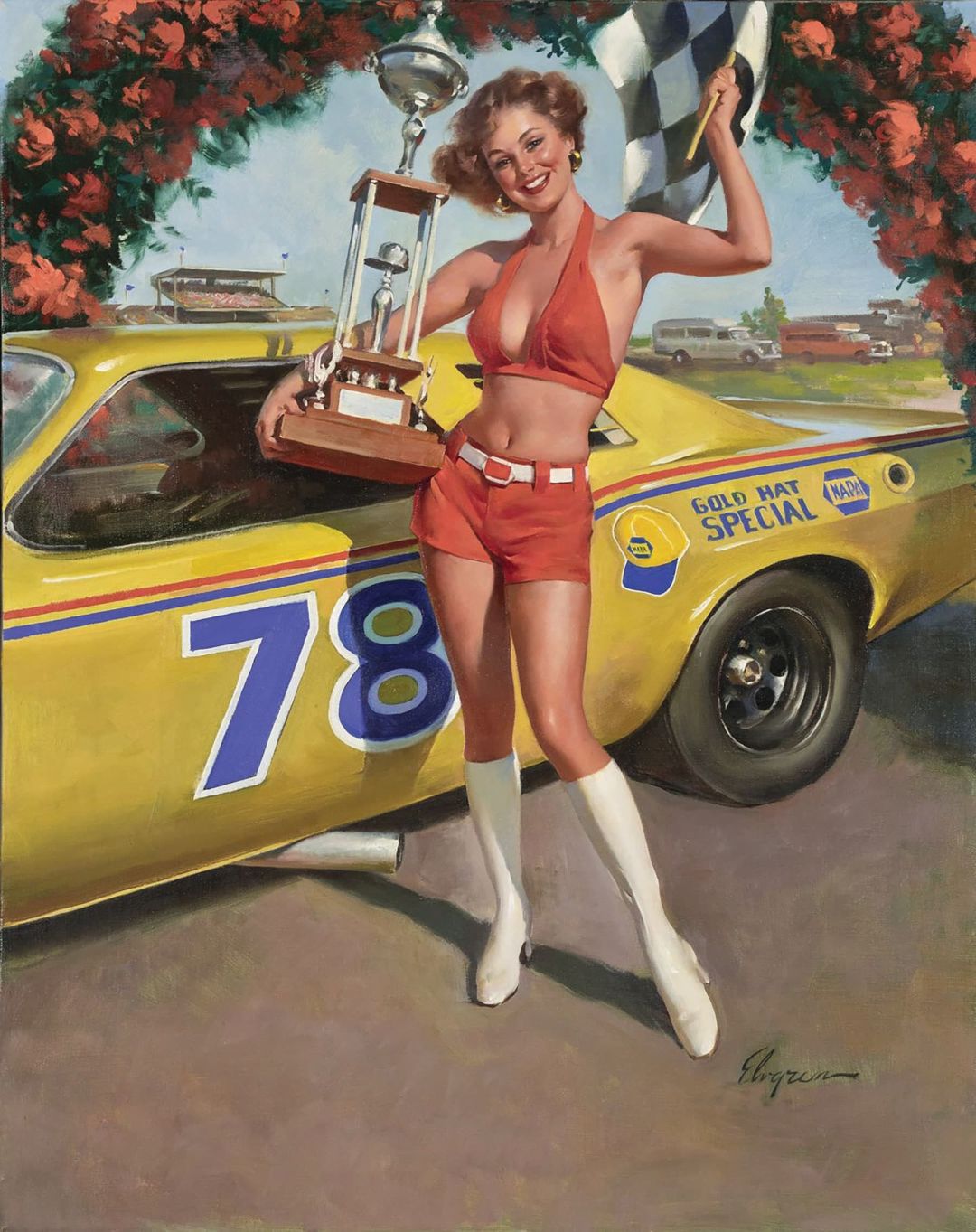 An image included in a National Automotive Parts Association calendar.