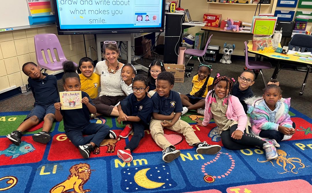 Emma E. Booker Elementary students at an Embracing Our Differences event.
