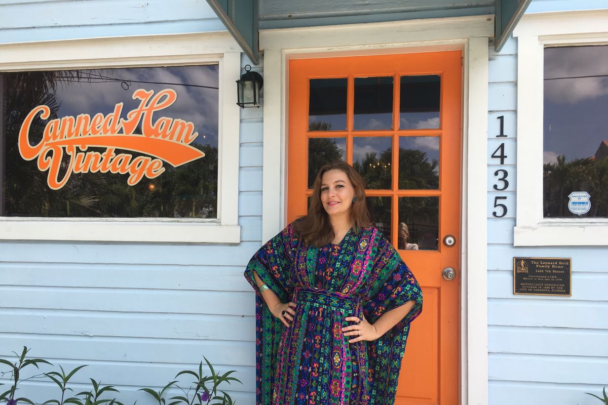 What I Wear to Work Ashley Rogers of Canned Ham Vintage Sarasota Magazine