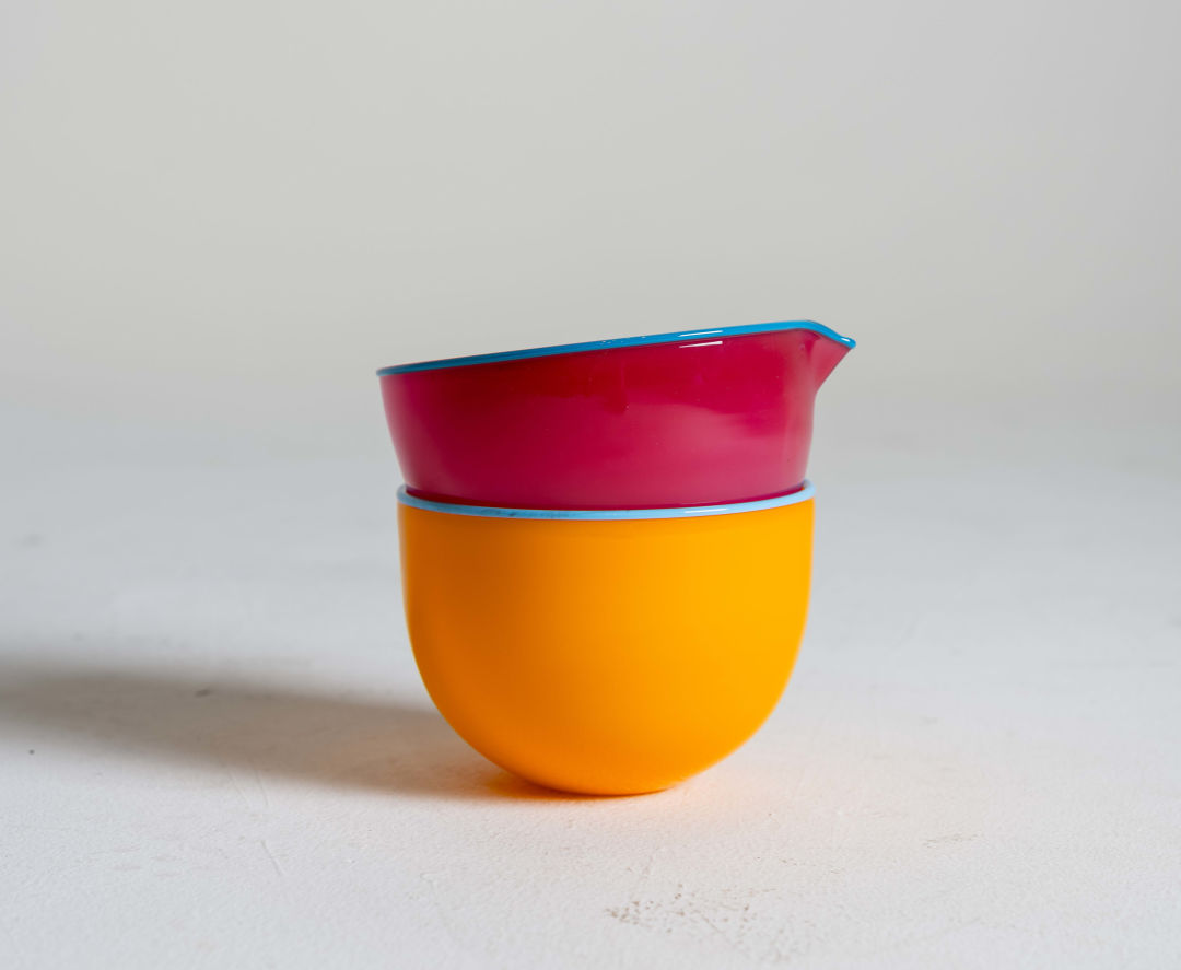 Vitricca Iannazzi blown glass mixing bowls