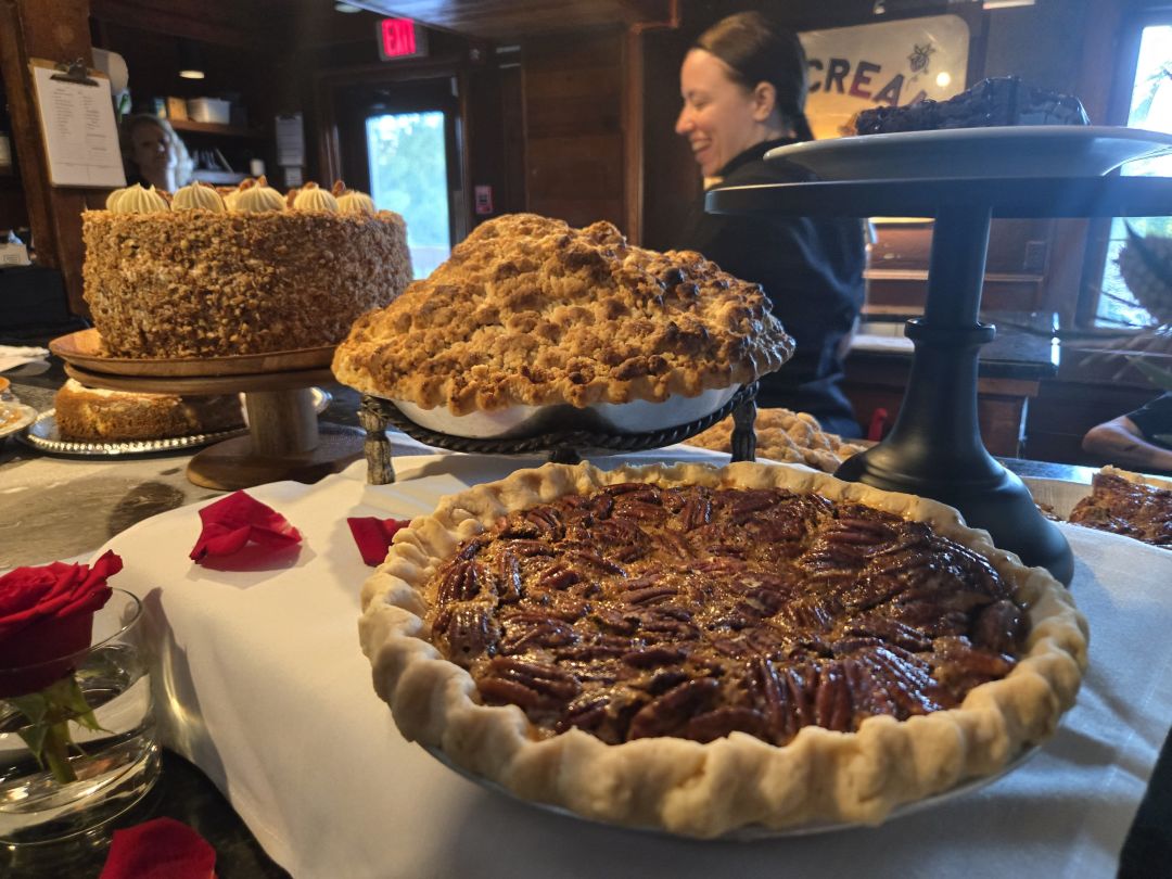 A selection of desserts in the upstairs Haye Loft.