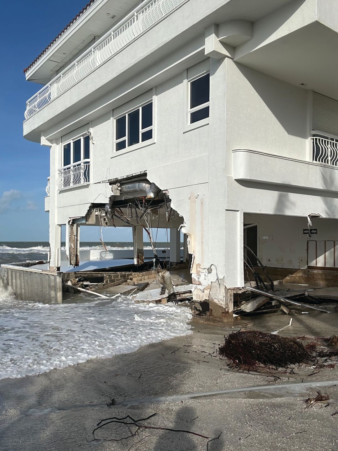 A destroyed home on Casey Key