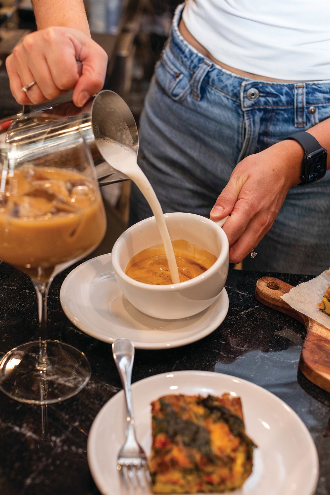 Via La Casa doubles as both a coffee shop and wine bar.