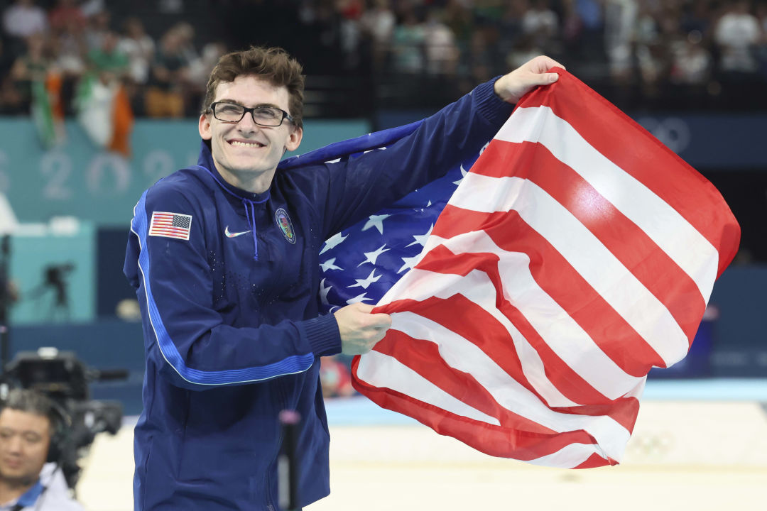 Stephen Nedoroscik, aka "Pommel Horse Guy," won bronze in Paris and trains in Sarasota at EVO Gymnastics.