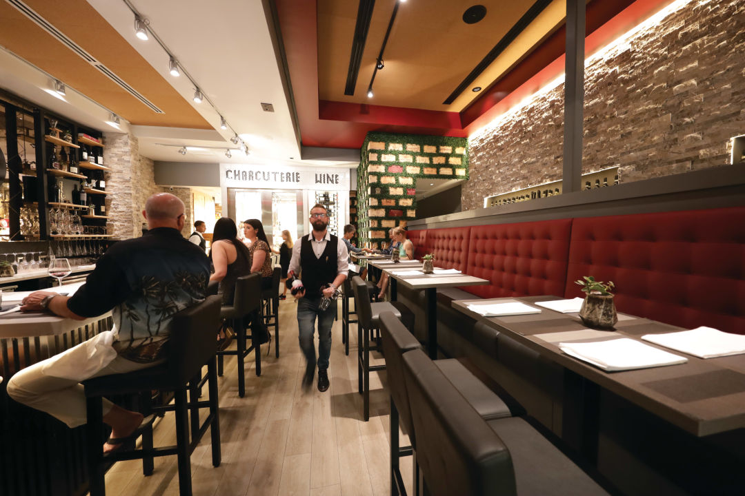 Château 13’s chic interior. Order the mussels—trust us.