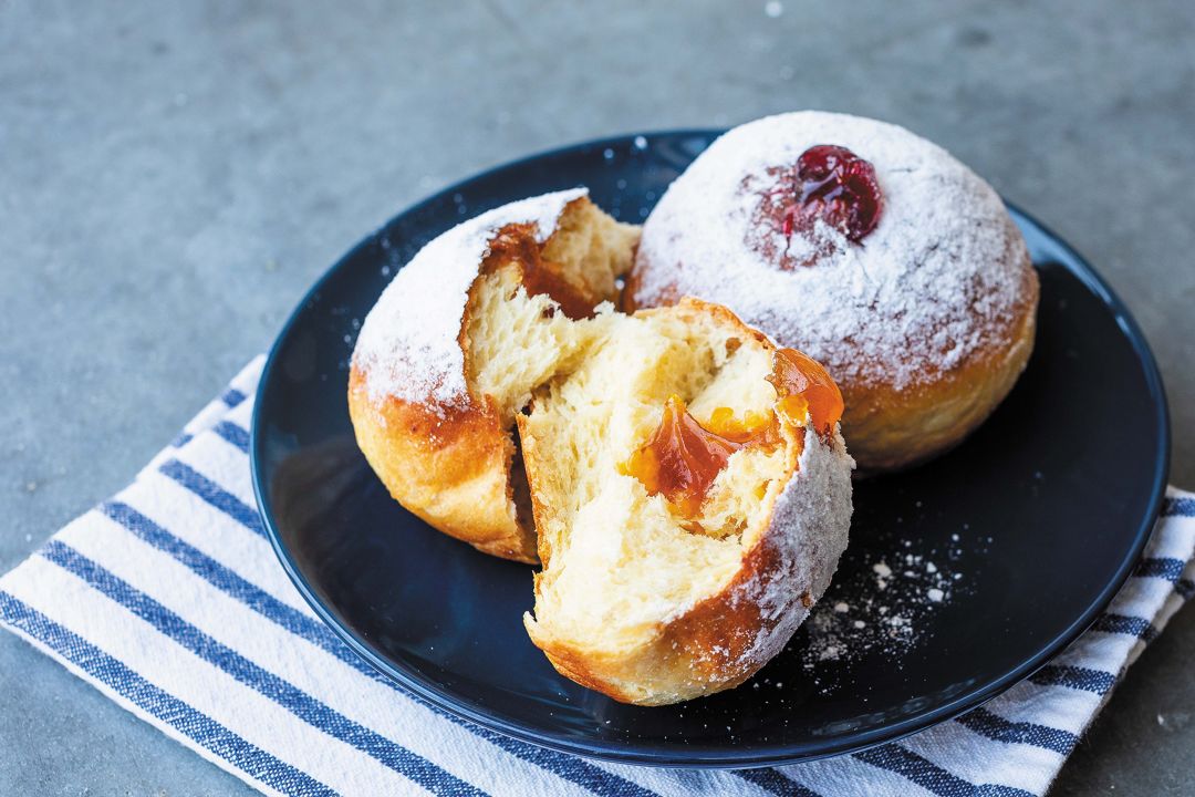 Kolache from Cremesh Coffee & Bakery.