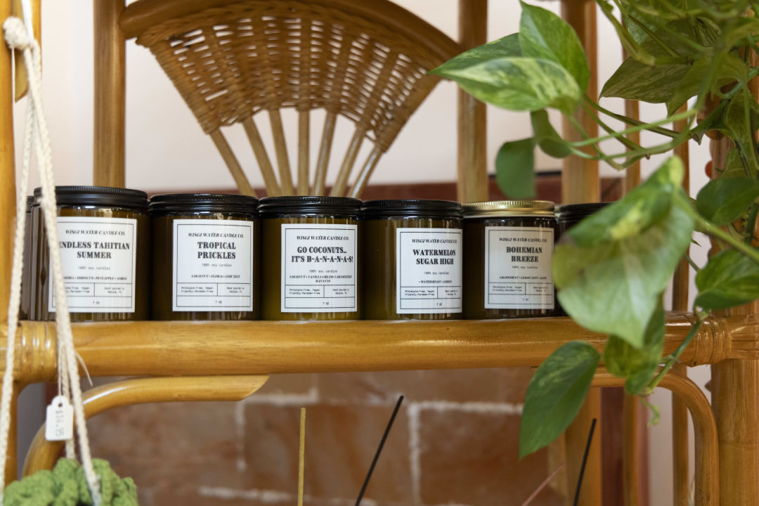 Wisgi Candles come in nature-inspired fragrances.