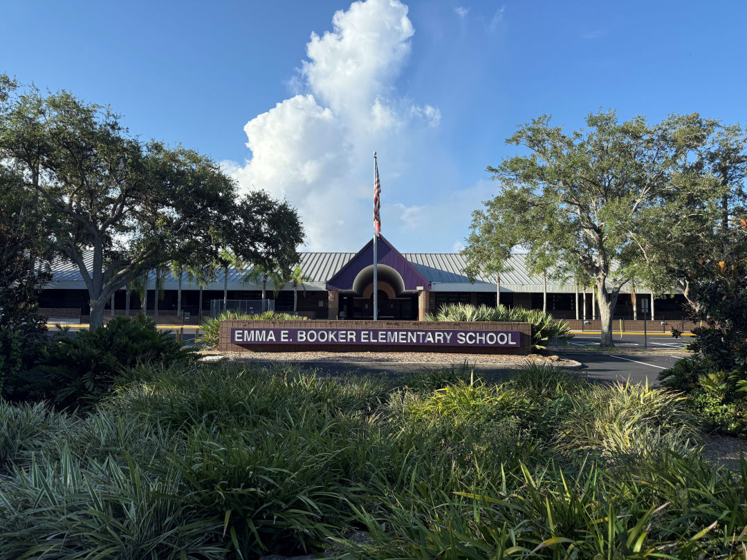 Emma E. Booker Elementary School is one of three targeted by an outside charter operator under Florida's controversial Schools of Hope law.