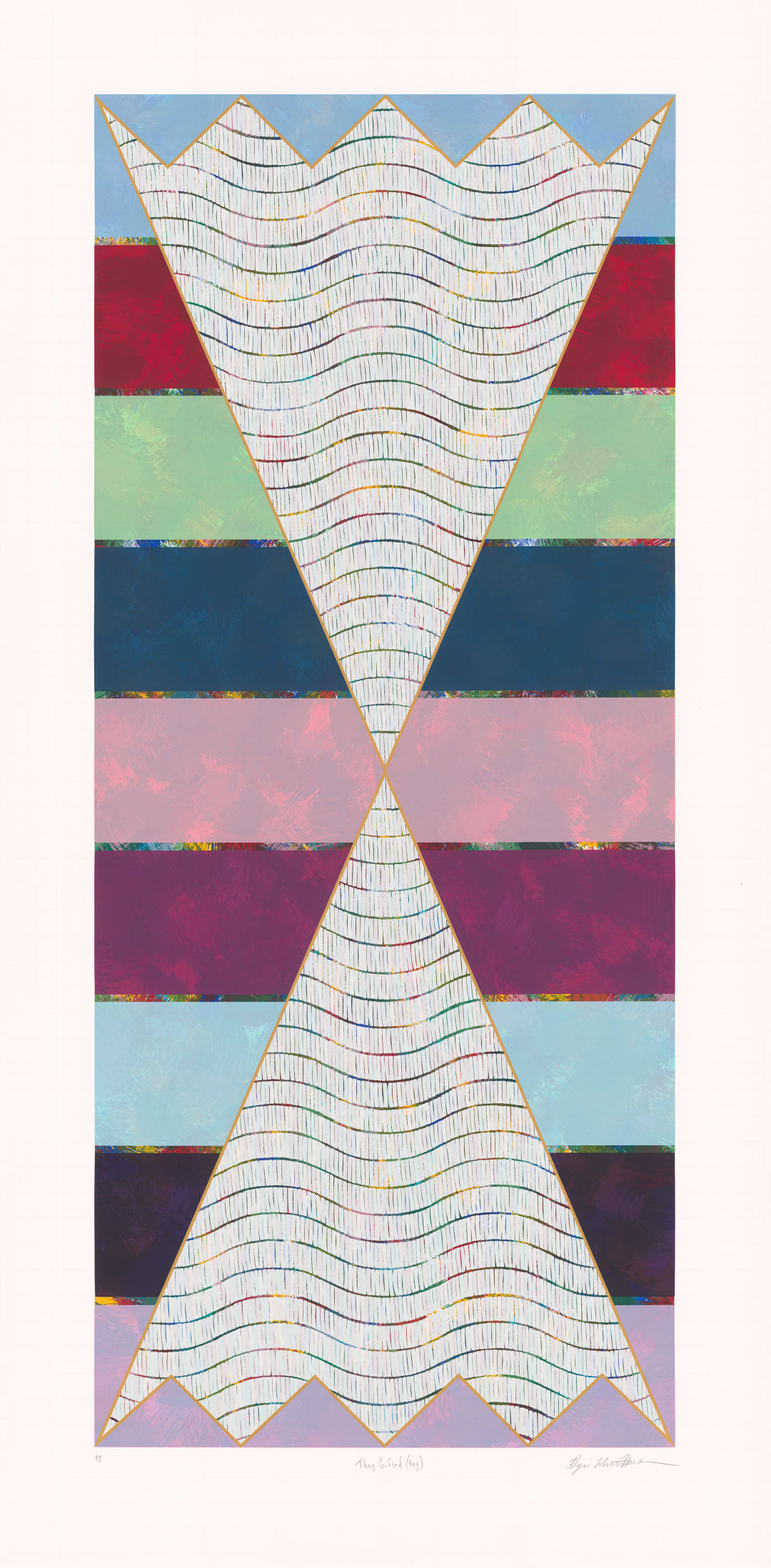 <em>They Gifted (Day)</em> by Dyani White Hawk, a new addition to The Ringling's permanent collection.