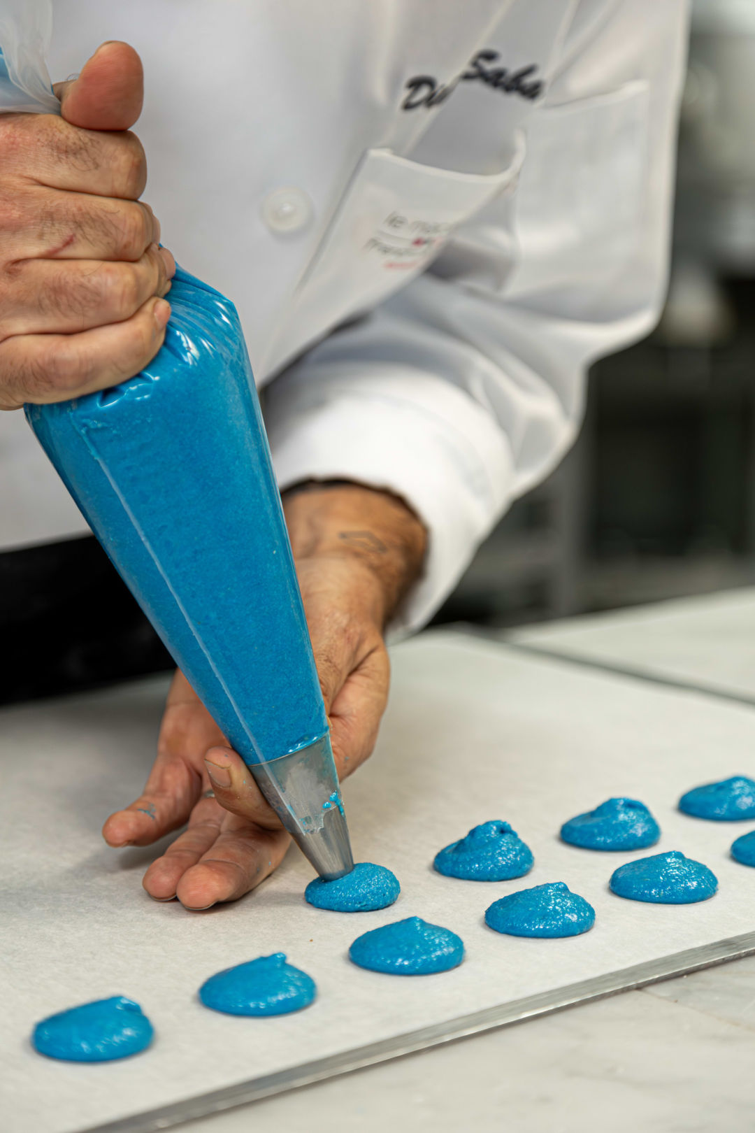 Chef-owner Didier Saba is one of a handful of macaron masters in the world.