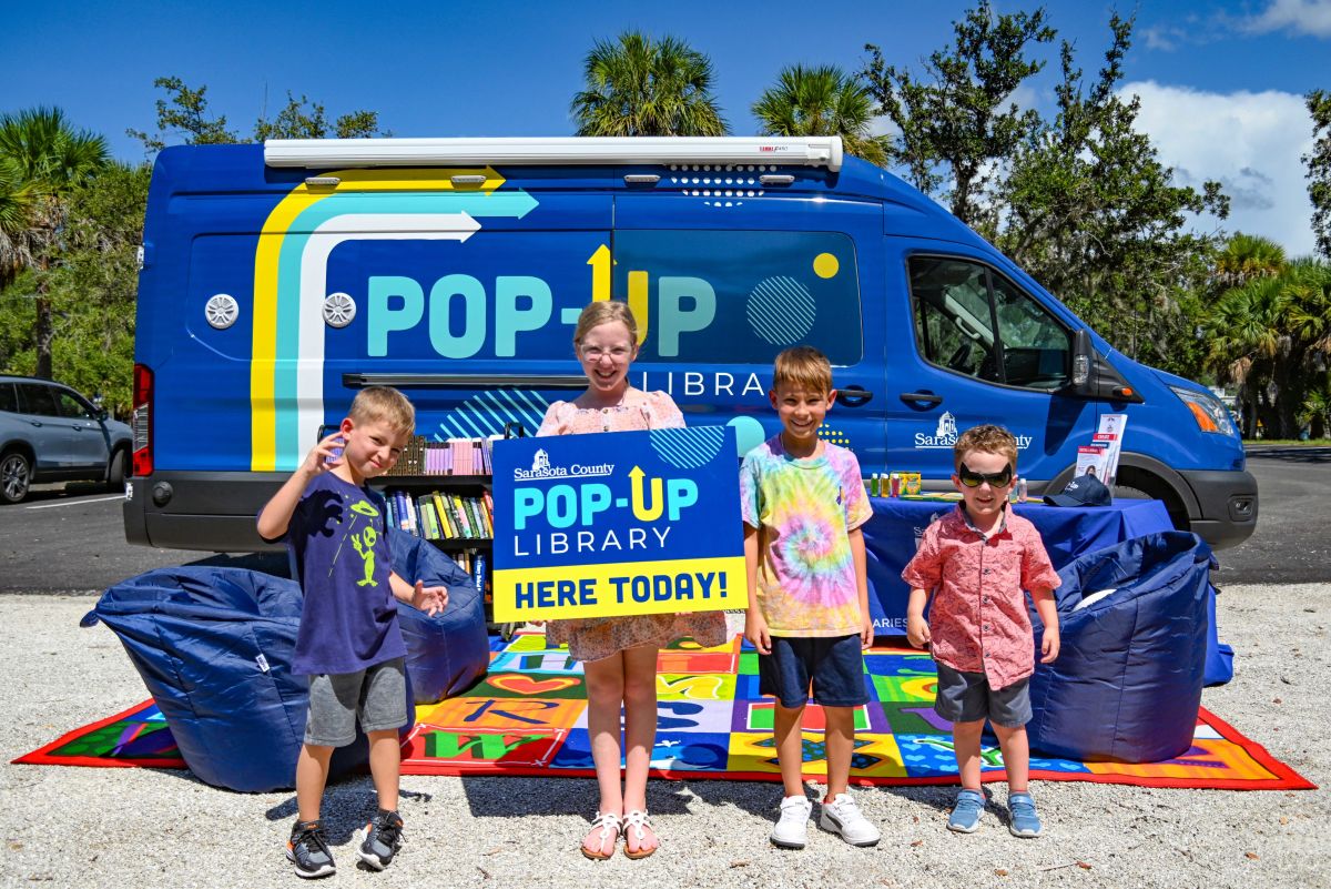 Sarasota's New PopUp Library Makes It Easier Than Ever to Access Books
