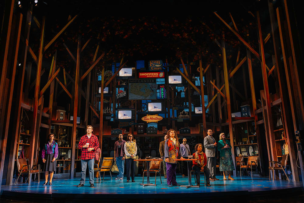 The cast of Asolo Rep's <em>Come From Away</em>