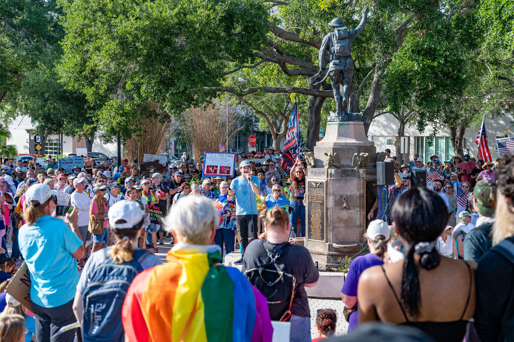 The event began at 5:30 p.m. and featured numerous speakers.