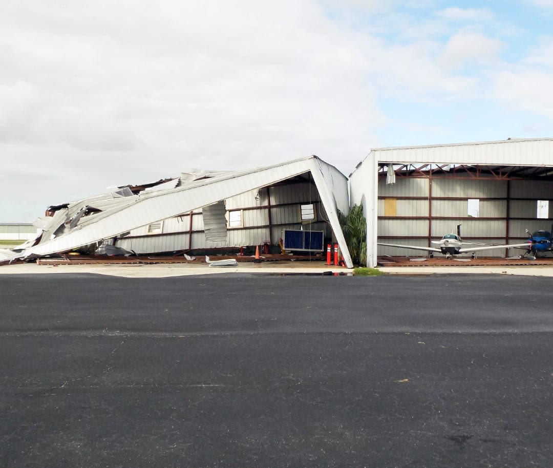 Sarasota Bradenton International Airport sustained significant damage during Hurricane Milton.