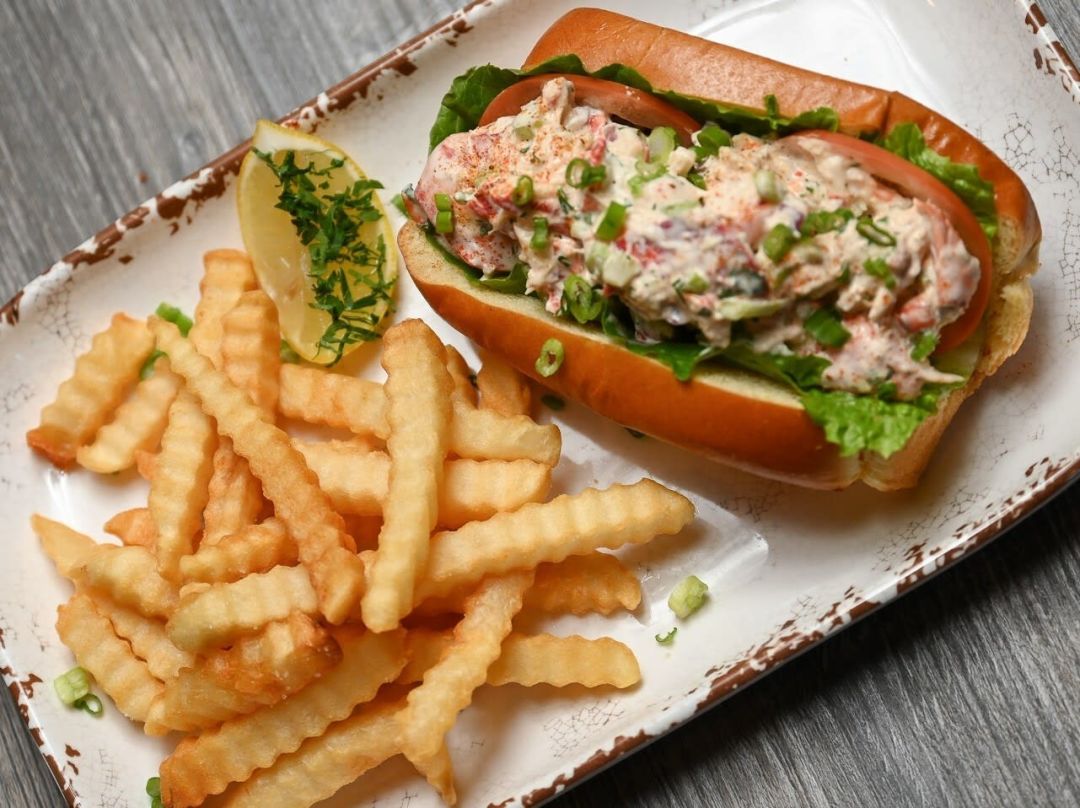 The lobster roll from Lefty's Oyster & Seafood Bar.