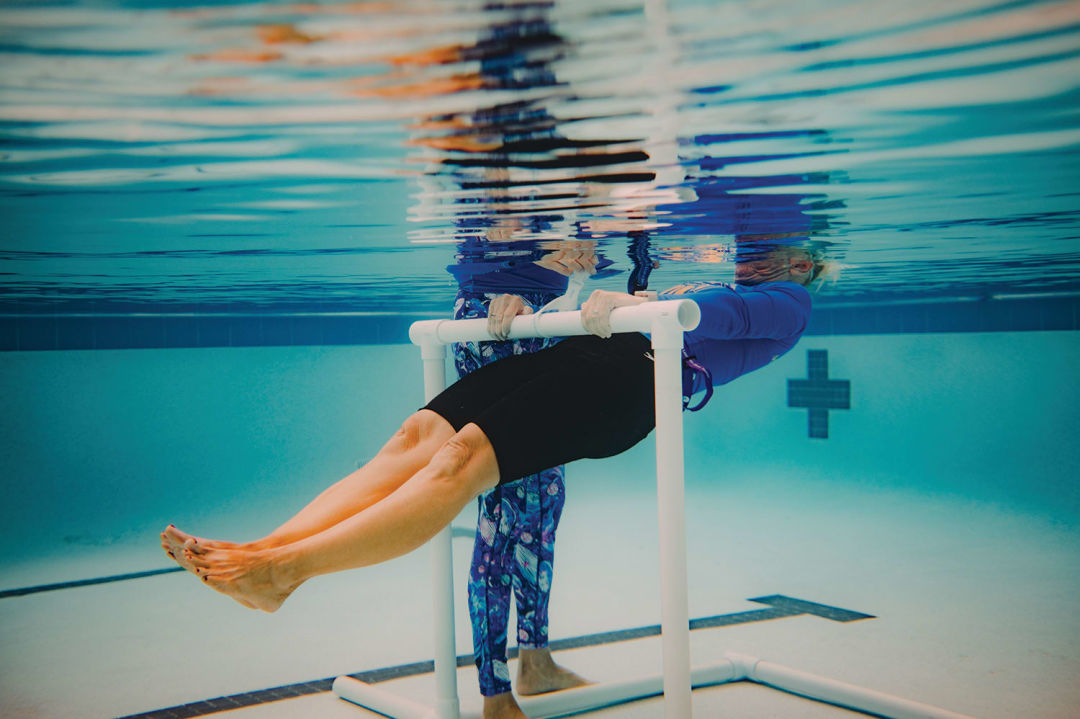 The Aquatic Learning Station was invented by Miracle Swimming founder Melon Dash to help students learn to float.