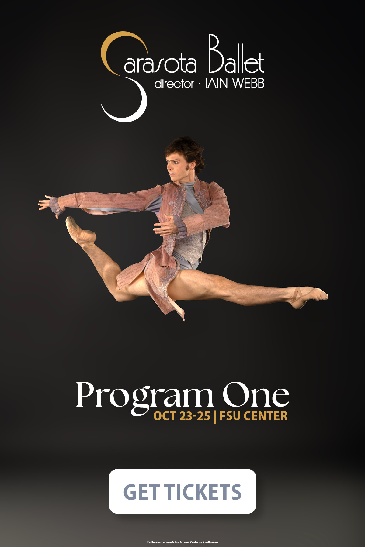 The Sarasota Ballet's Program One features the Company premiere of Manner, beloved works by Sir Frederick Ashton, and Dominic Walsh's Wolfgang for Webb in an exceptional evening of dance.
