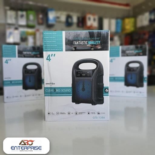 Greatnice GTS-1386 4 ইঞ্চি ওয়্যারলেস স্পিকার — ABO Enterprise