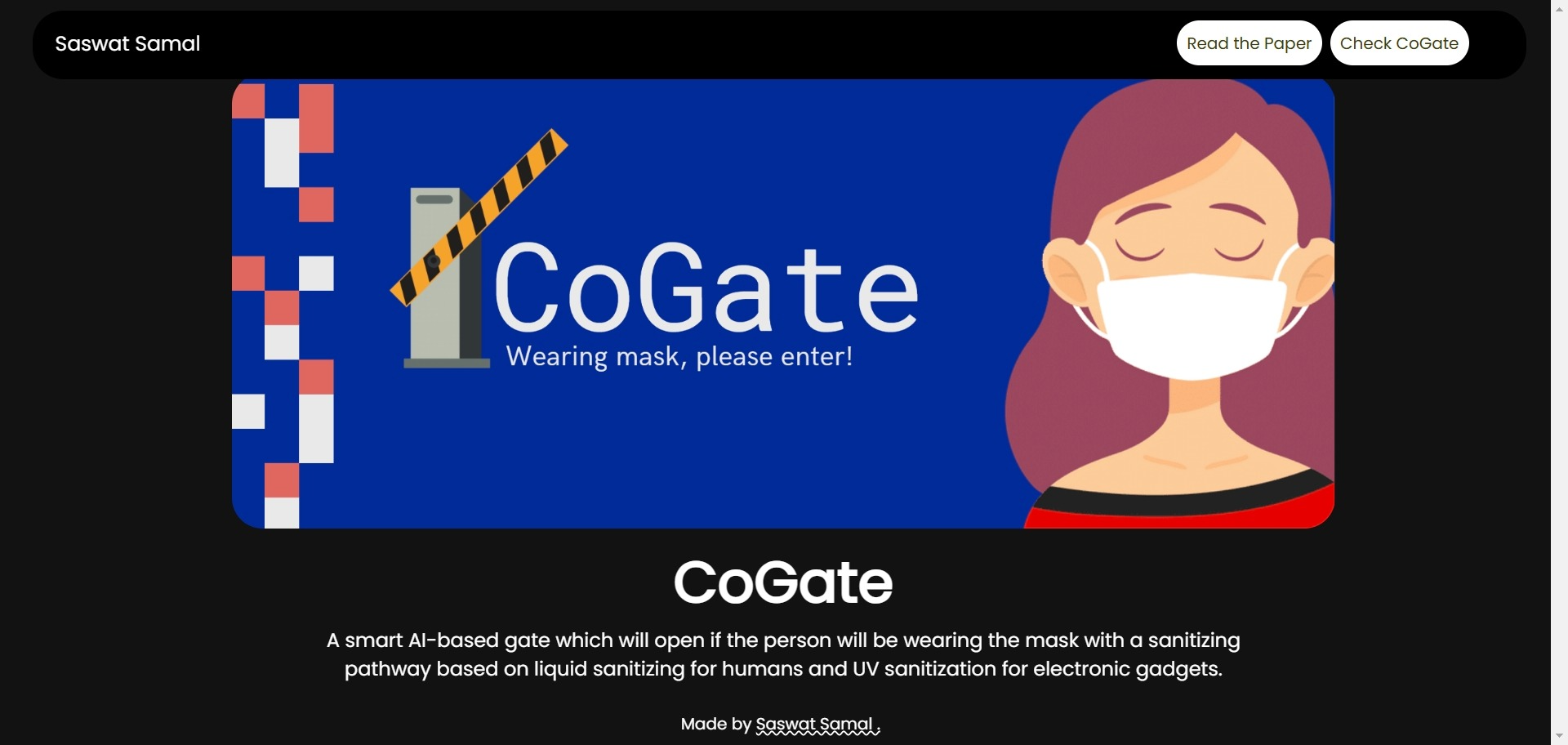 CoGate Project Screenshot