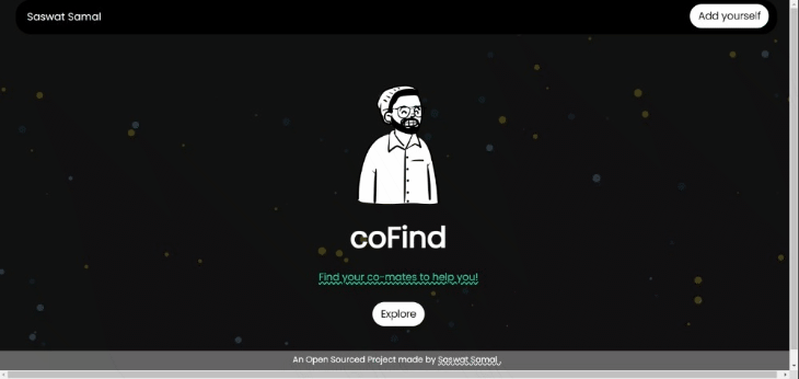 coFind Project Screenshot