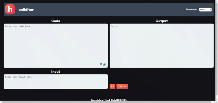 onEditor Project Screenshot