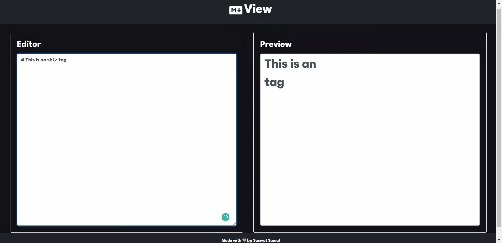 markView Project Screenshot