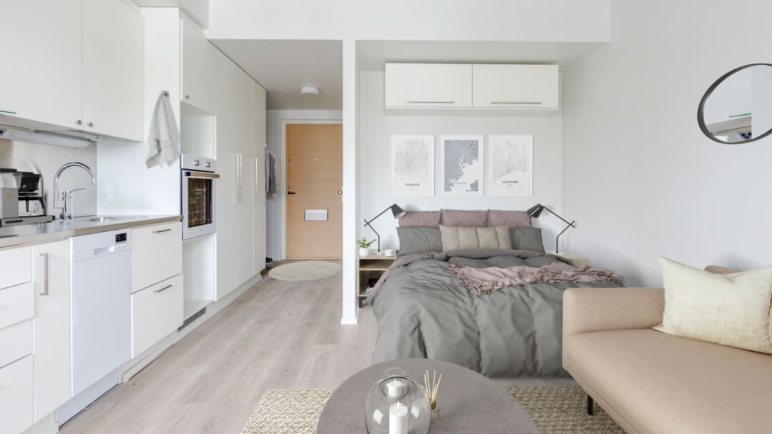 Rental apartment, studio, 27.5 m², Lincolninaukio 4, Kivistö, Vantaa