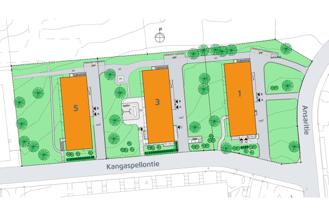 Kangaspellontie 1-5, Etelä-Haaga, Helsinki