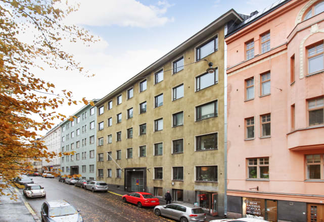 Vuokra-asunto, 1h+kk, 34 m², Tarkkampujankatu 14, Ullanlinna, Helsinki