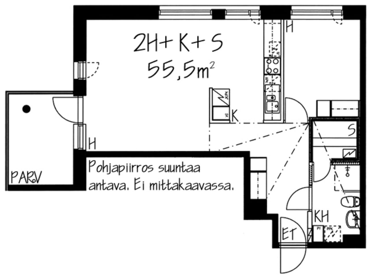 Helsinki, Viikinranta, Katariina Saksilaisen katu 10 A 005
