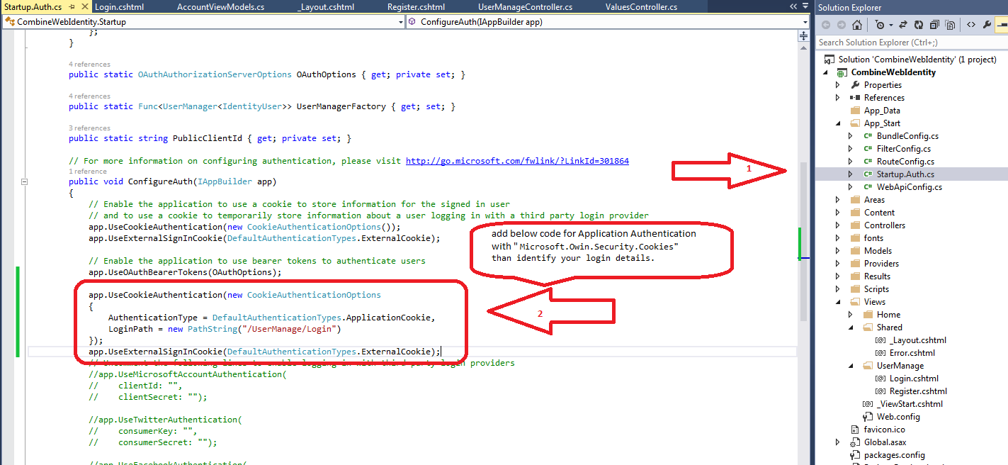 Now add below code to your