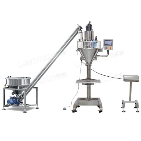 auto quantitative weighing powder filling machine grain chili