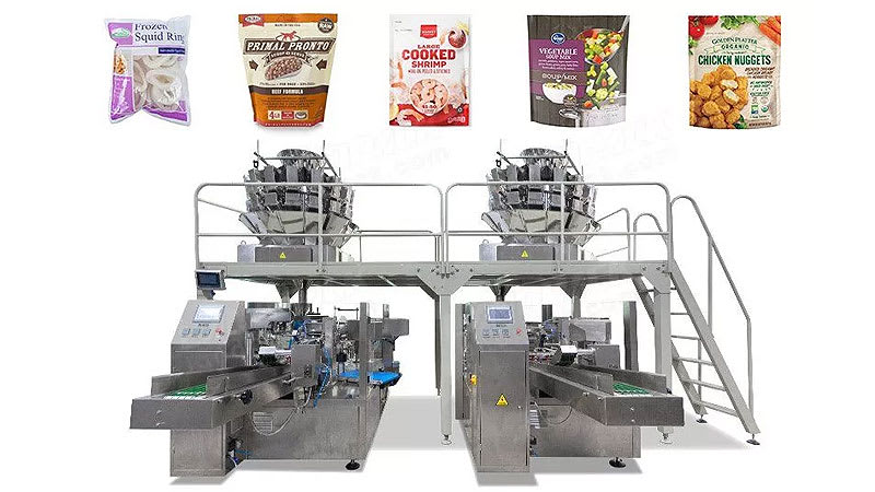 Frozen Food Packaging Machine  Wrap. Fill. Bag. Carton. Pack