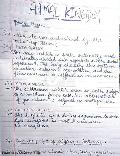 Animal Kingdom (Part 3) | Biology (Class 11, NEET) Animal Kingdom (Part 3) | Biology (Class 11, NEET)