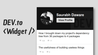 Cover image of DEV.to Widget