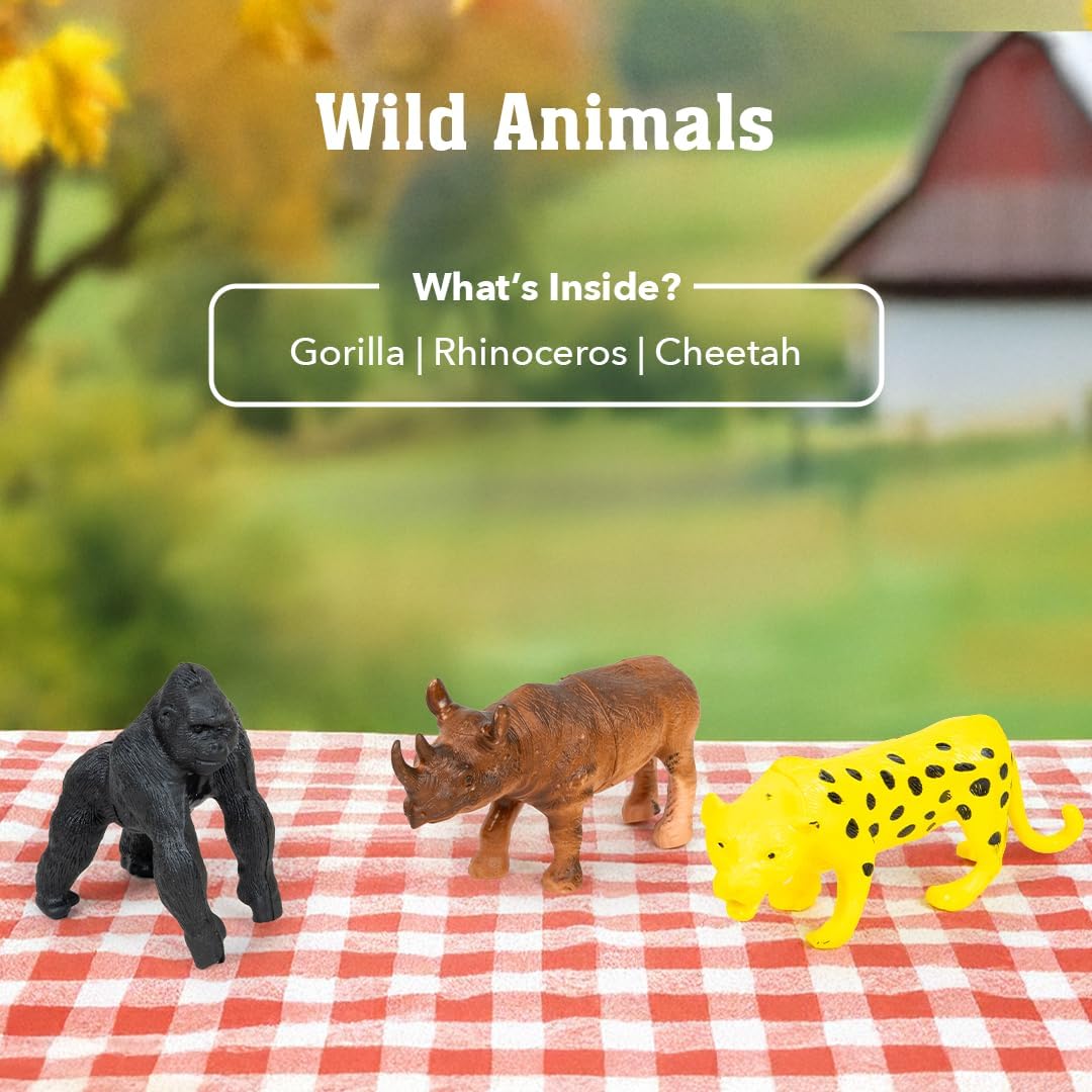 Animal World Wild Animals 3 Pcs Set
