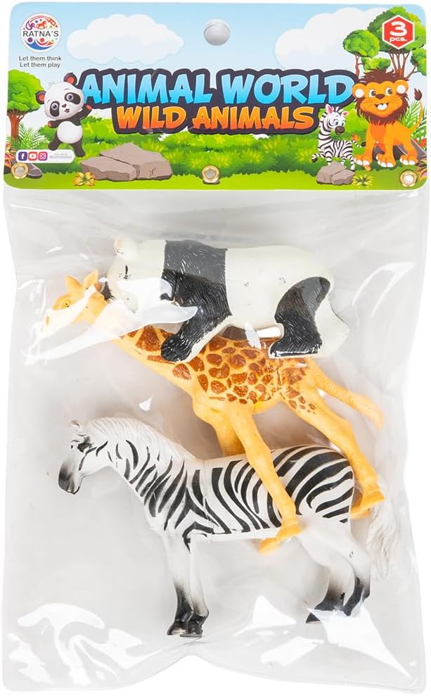 Animal World Wild Animals 3 Pcs Set