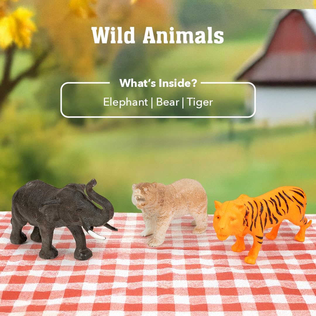 Animal World Wild Animals 3 Pcs Set