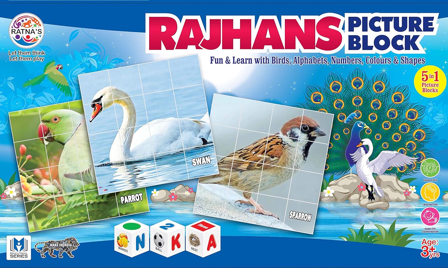 Educational Rajhans Bird Blocks