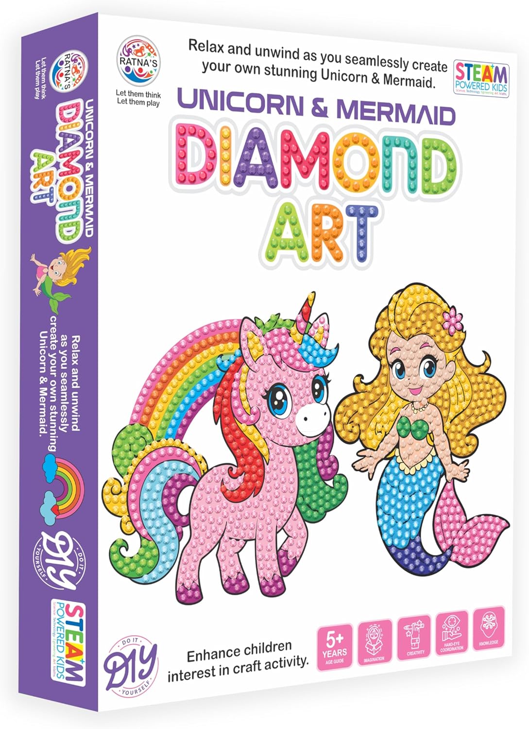 Unicorn & Mermaid Diamond Art Kit
