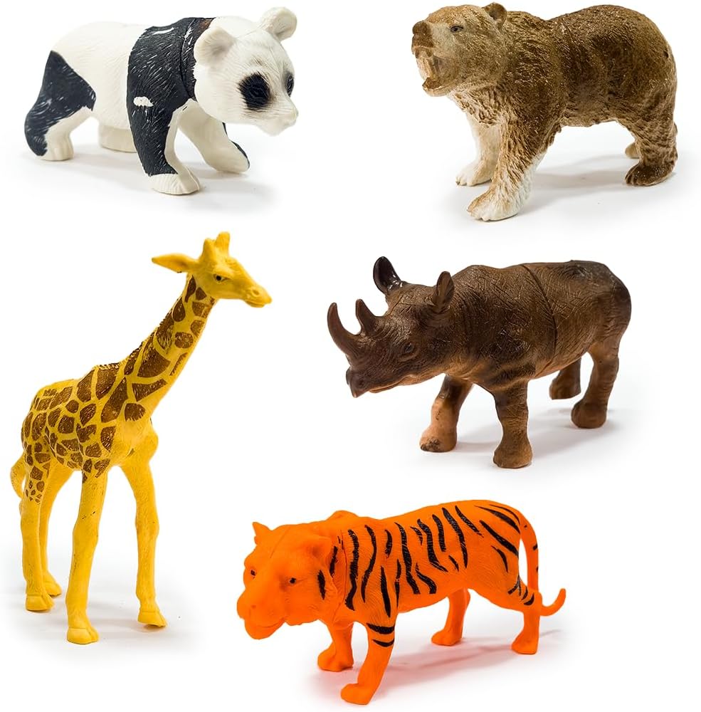 Animal World Wild Animals 5 Pcs Set