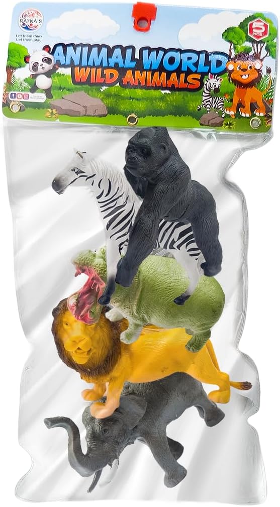 Animal World Wild Animals 5 Pcs Set