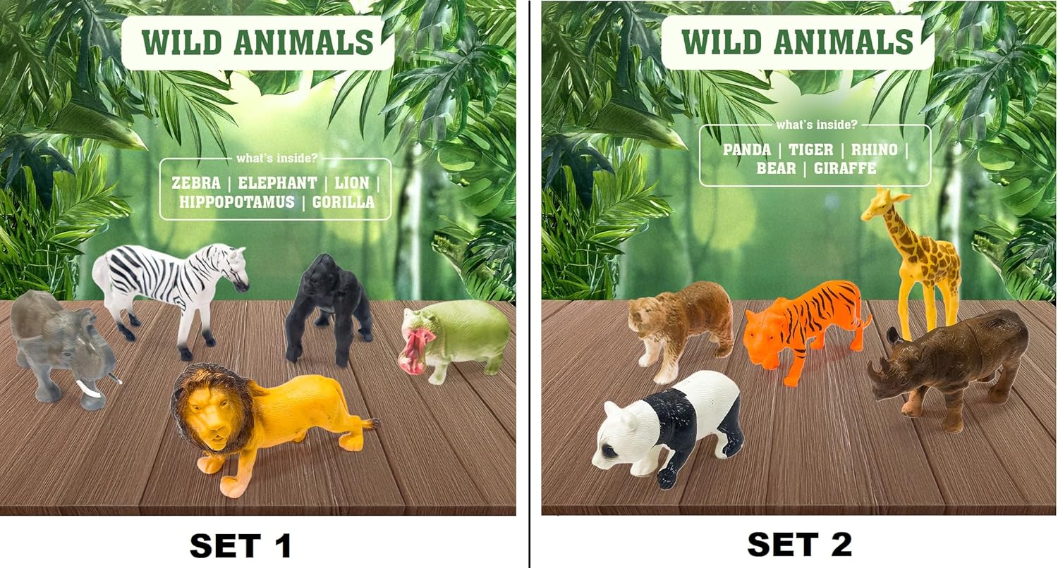 Animal World Wild Animals 5 Pcs Set