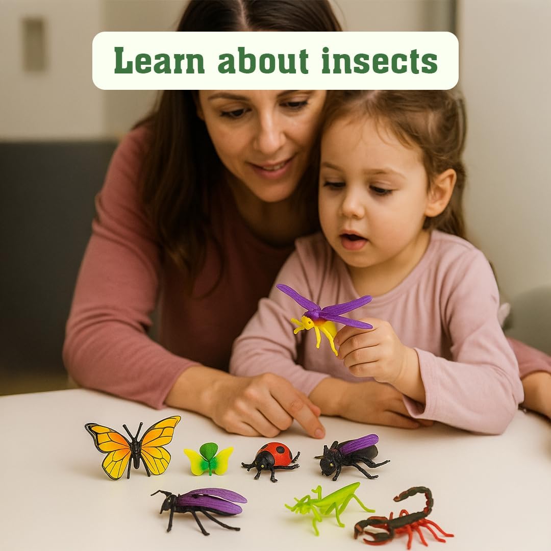 Insect World Educational Toy Figures Set